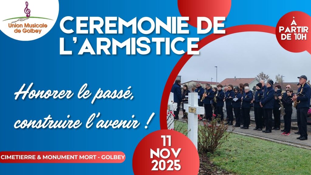 Cérémonie de Commémoration du 11 novembre 2026 à Golbey