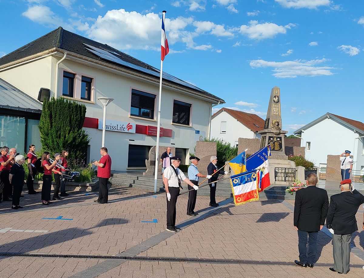 Cérémonie 2025 de la fête Nationale à Golbey