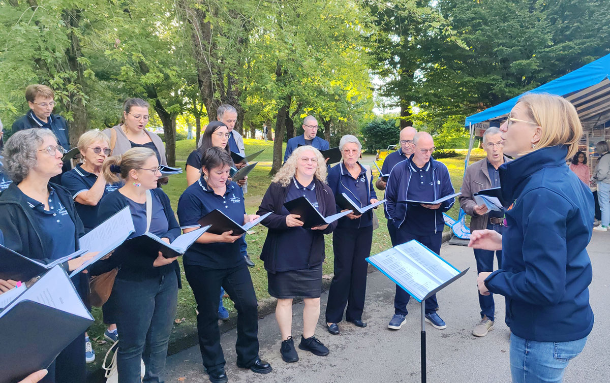 2025-09-05 - soirée des associations de Golbey avec l'école de musique et la chorale coup de choeur