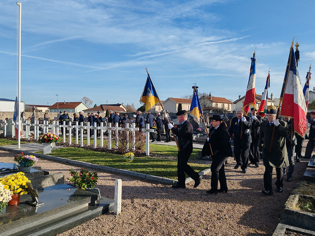 11 Novembre 2025 - Cérémonie de commémoration de l'armistice à Golbey avec l'orchestre d'harmonie