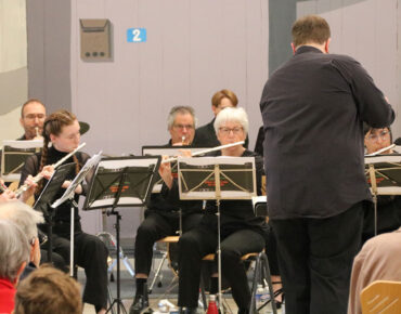 L'orchestre d'harmonie de Golbey en représentation à Jeuxey pour le concert de Printemps