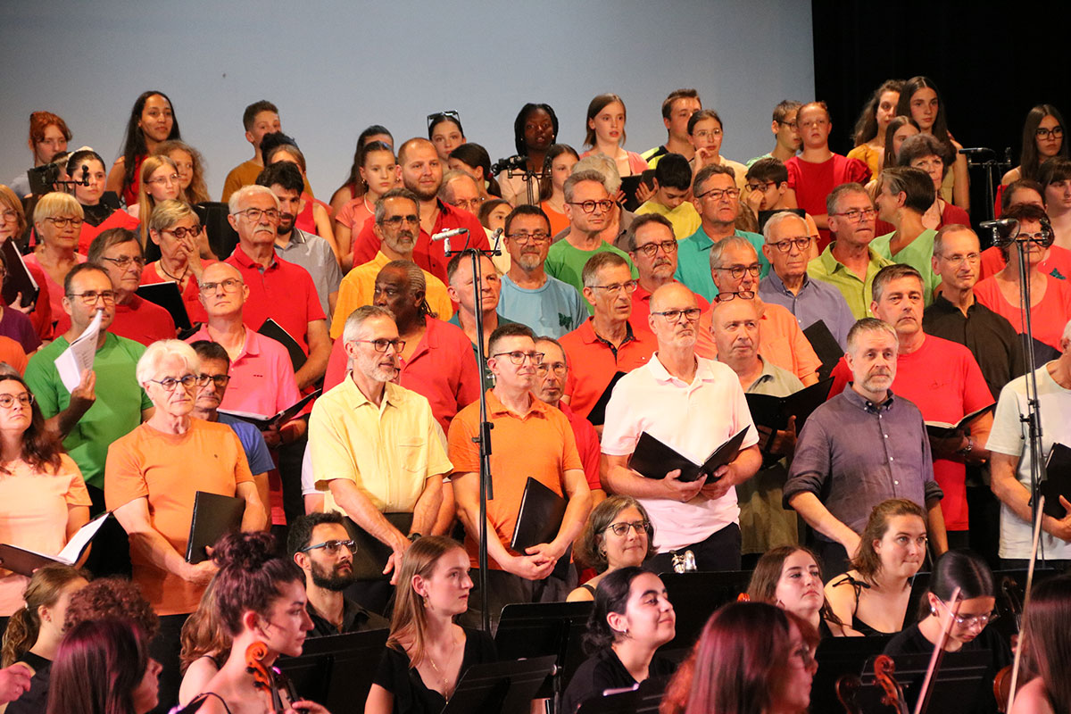 Concert Dogora 2026 à Contrexéville avec la chorale coup de choeur de Golbey, Poly-sons d'Epinal, Noctuel de la Bresse et l'Orchestre symphonique du conservatoire Gautier d'Epinal