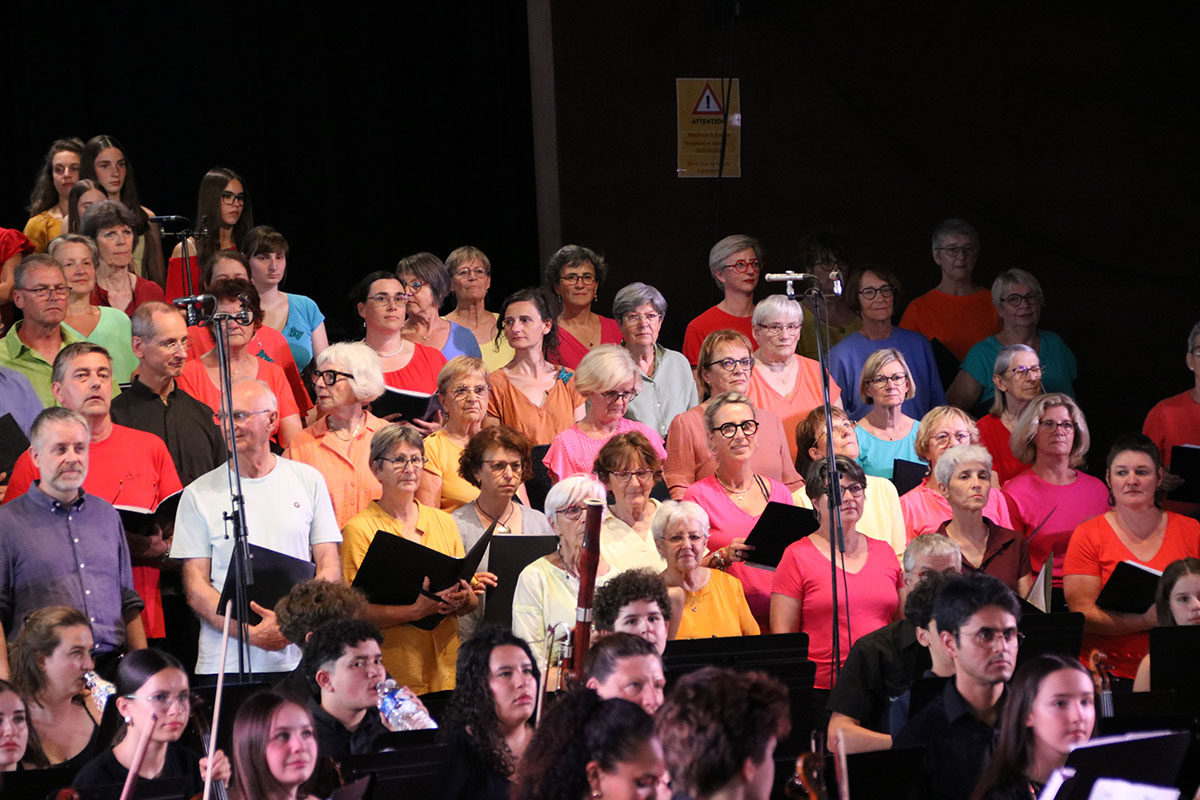 Concert Dogora 2026 à Contrexéville avec la chorale coup de choeur de Golbey, Poly-sons d'Epinal, Noctuel de la Bresse et l'Orchestre symphonique du conservatoire Gautier d'Epinal
