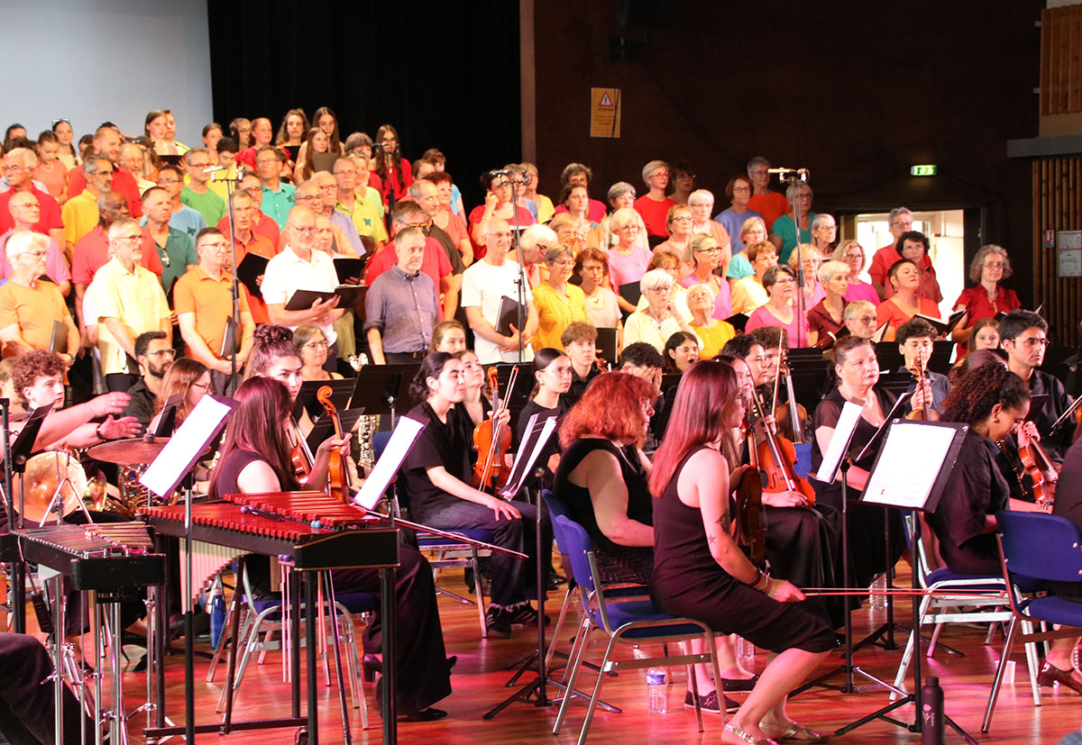 Concert Dogora 2026 à Contrexéville avec la chorale coup de choeur de Golbey, Poly-sons d'Epinal, Noctuel de la Bresse et l'Orchestre symphonique du conservatoire Gautier d'Epinal